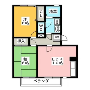 ロイヤルパレス弥富【2階】の間取り