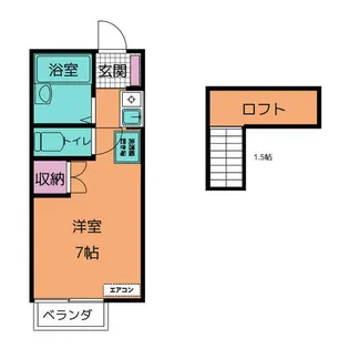 アーバン羽根【2階】の間取り