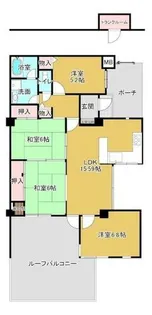 グランドメゾン姫路【5階】の間取り