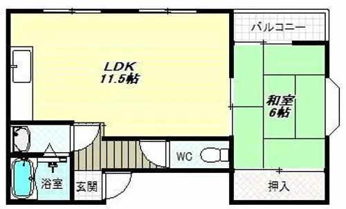 セントヒル藤井寺【2階】の間取り