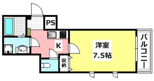 ヘーベルメゾン信【301号室】の間取り