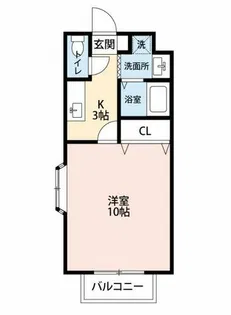 エスペランサ宮地【2階】の間取り