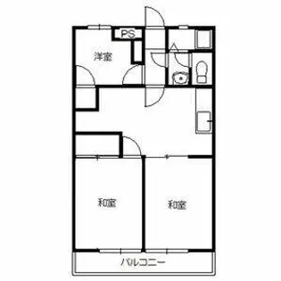 レジデンス中陣【3階】の間取り