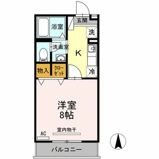 コーポポテト【1階】の間取り