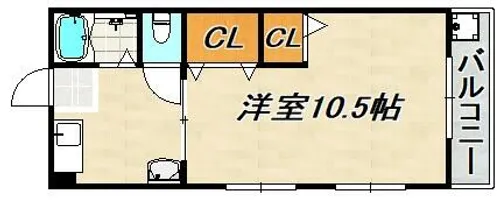 フォルテ鈴蘭台【2階】の間取り
