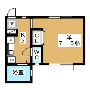 桂【2階】の間取り