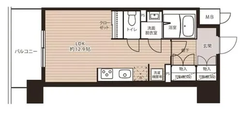 S noie【12階】の間取り