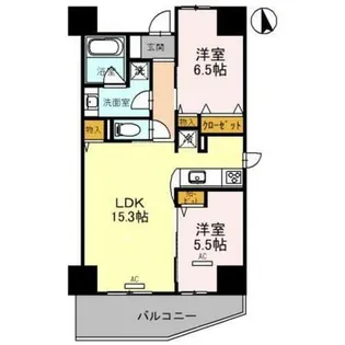 グランド ポー【2階】の間取り