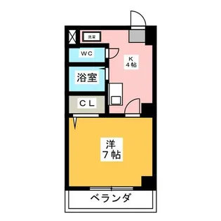 ハイツヤマオ【2階】の間取り