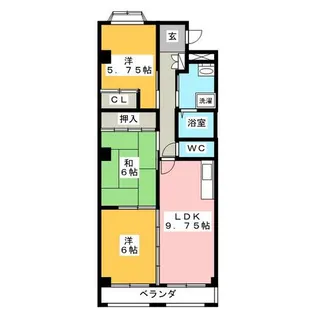 エミネンスM【3階】の間取り