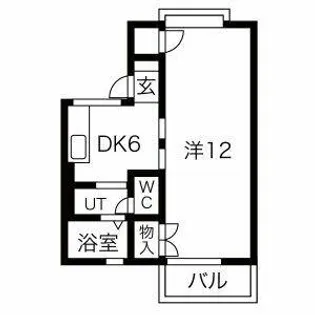 愛知県名古屋市緑区梅里2丁目【アパート】の間取り