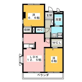 グランシャリオ【3階】の間取り