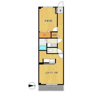 プラネット D棟【1階】の間取り