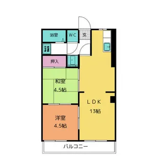 ハローユー柊【2階】の間取り