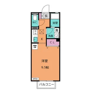 モントレ【1階】の間取り