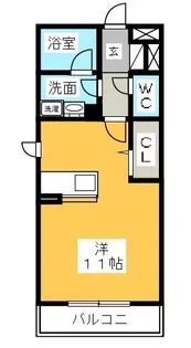 シェソワ U【3階】の間取り