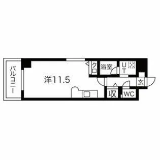ビュークレスト塩原【403号室】の間取り