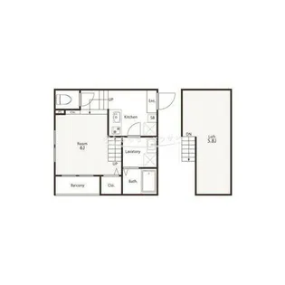 ハーモニーテラス鳥栖【1階】の間取り