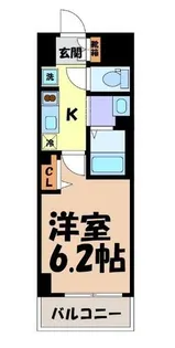 ラグゼナ上前津【2階】の間取り