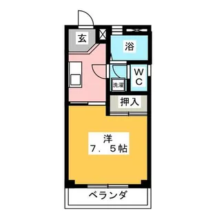 メゾンエーデルワイス【2階】の間取り