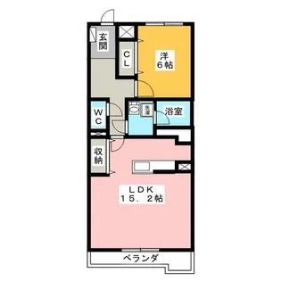 リベルテONE【3階】の間取り