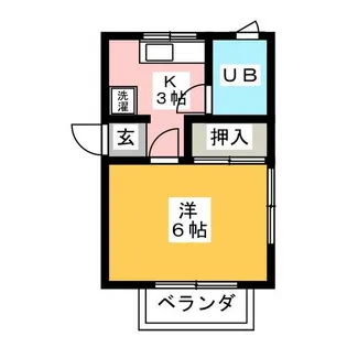 コーポ並木【2階】の間取り