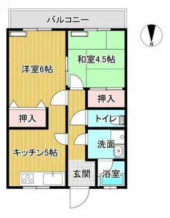 溝口アパート【302号室】の間取り