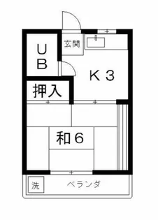 シャルム唐橋【1階】の間取り