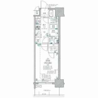 ディアレイシャス名古屋ステーション【2階】の間取り