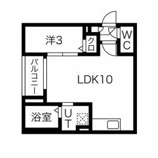 Warren hoshizakiⅡ【1階】の間取り