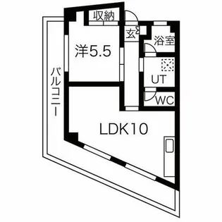 森ビル【6階】の間取り