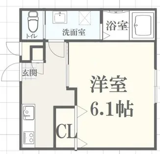 リープラス御着駅前【2階】の間取り