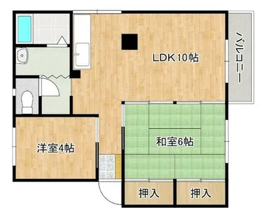 シティハイムエクセランス【2階】の間取り