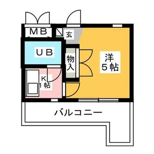 リバーサイド植田【1階】の間取り