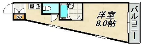 エクセル妙法寺【2階】の間取り