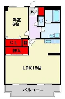 クレベール青山【5階】の間取り