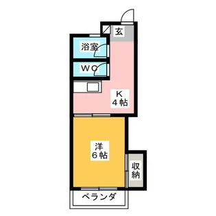 マンション植田【5階】の間取り