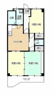 ファミーユマルエ【00302号室】の間取り