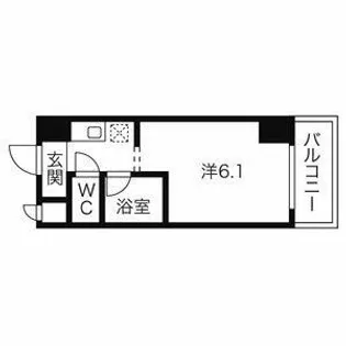 ララハート【3階】の間取り