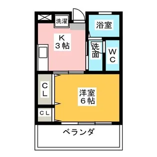 オルヴィエート【1階】の間取り