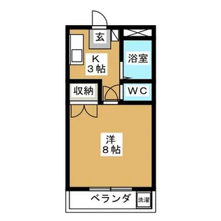 ドミール雅【2階】の間取り