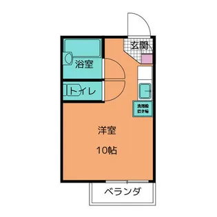 ホーリン原【2階】の間取り