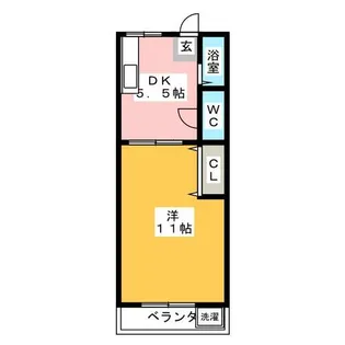 秋田マンション【3階】の間取り