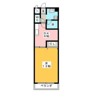 ドゥ カンパーニュ【2階】の間取り