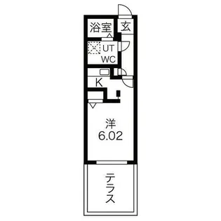 リアライズ名城公園【106号室】の間取り