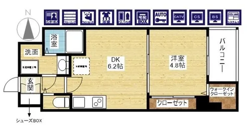 SEST新大阪【8階】の間取り