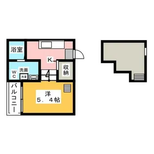 ロッカフォルテ【1階】の間取り
