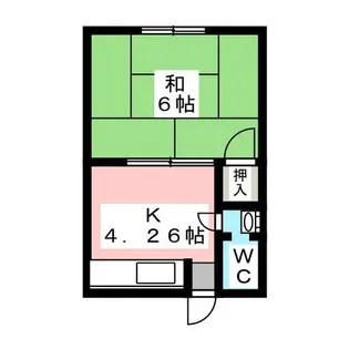 正富荘【2階】の間取り