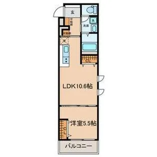 COZY豊岡通【2階】の間取り
