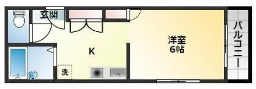 ファニコートS【2階】の間取り